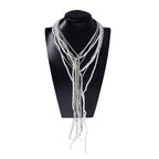 Schöne Perlen Halskette mit einzigartigem Stil