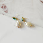 Zarte handwerkliche Silber Ohrring