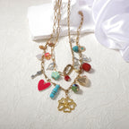 Zarte handwerkliche Halskette