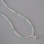 Schöne Silber Halskette mit einzigartigem Stil