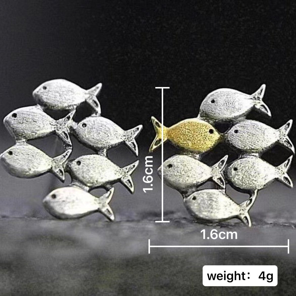 Romantische Gold Ohrring für besondere Momente