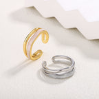 Zarte handwerkliche Ring