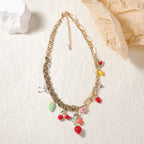 Zarte handwerkliche Halskette