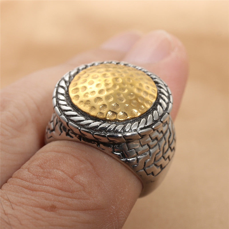 Handgefertigte Vintage Gold Ring