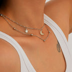 Zarte handwerkliche Halskette