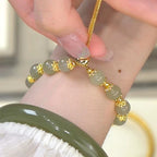 Zarte handwerkliche Gold Armband