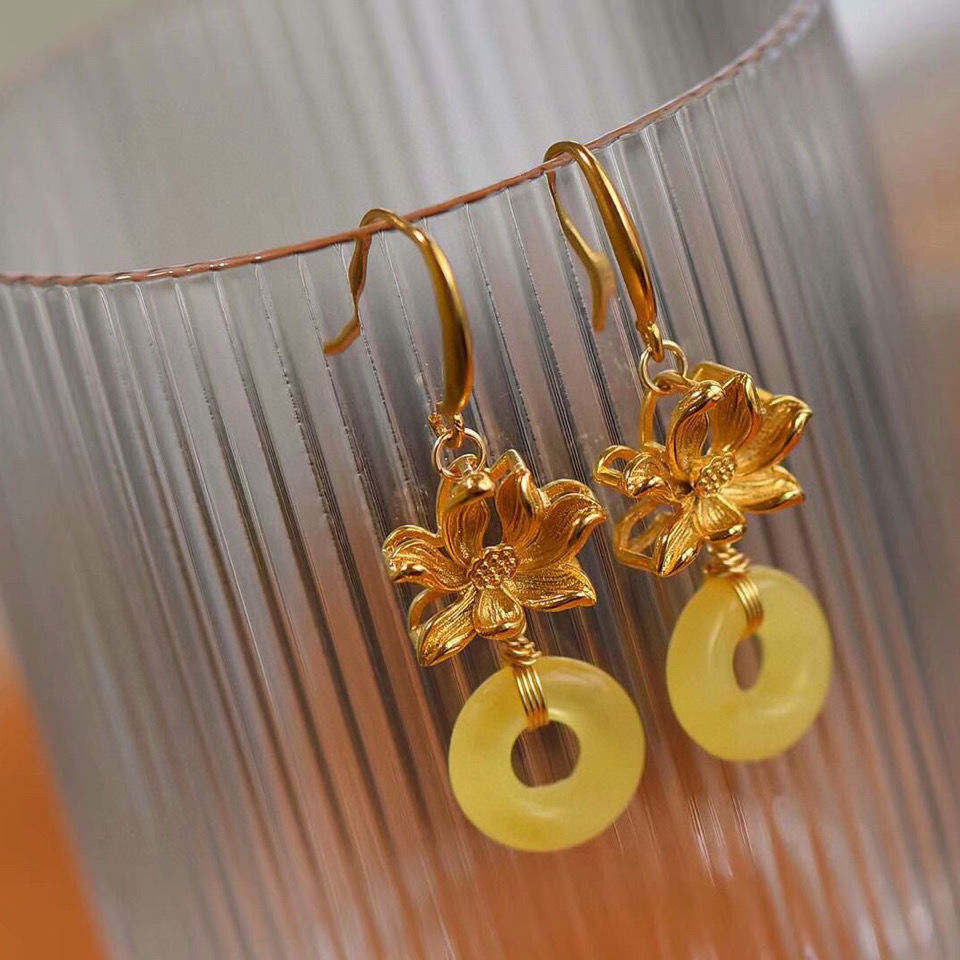 Atemberaubende Gold Ohrring für den Alltag