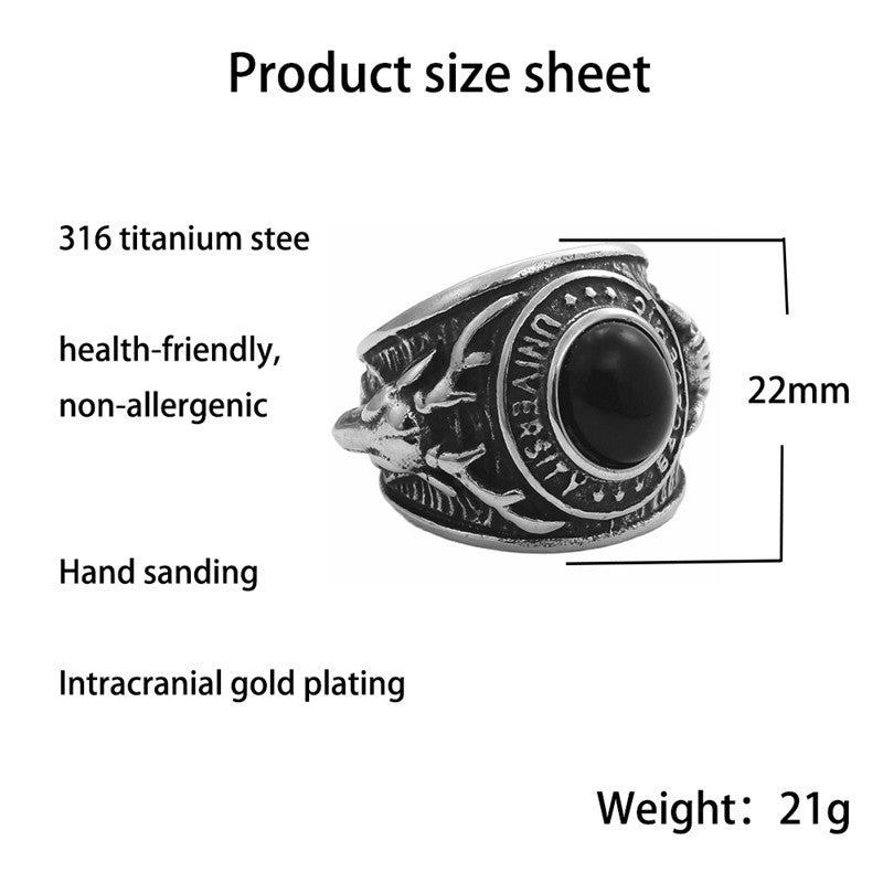 Zarte handwerkliche Ring
