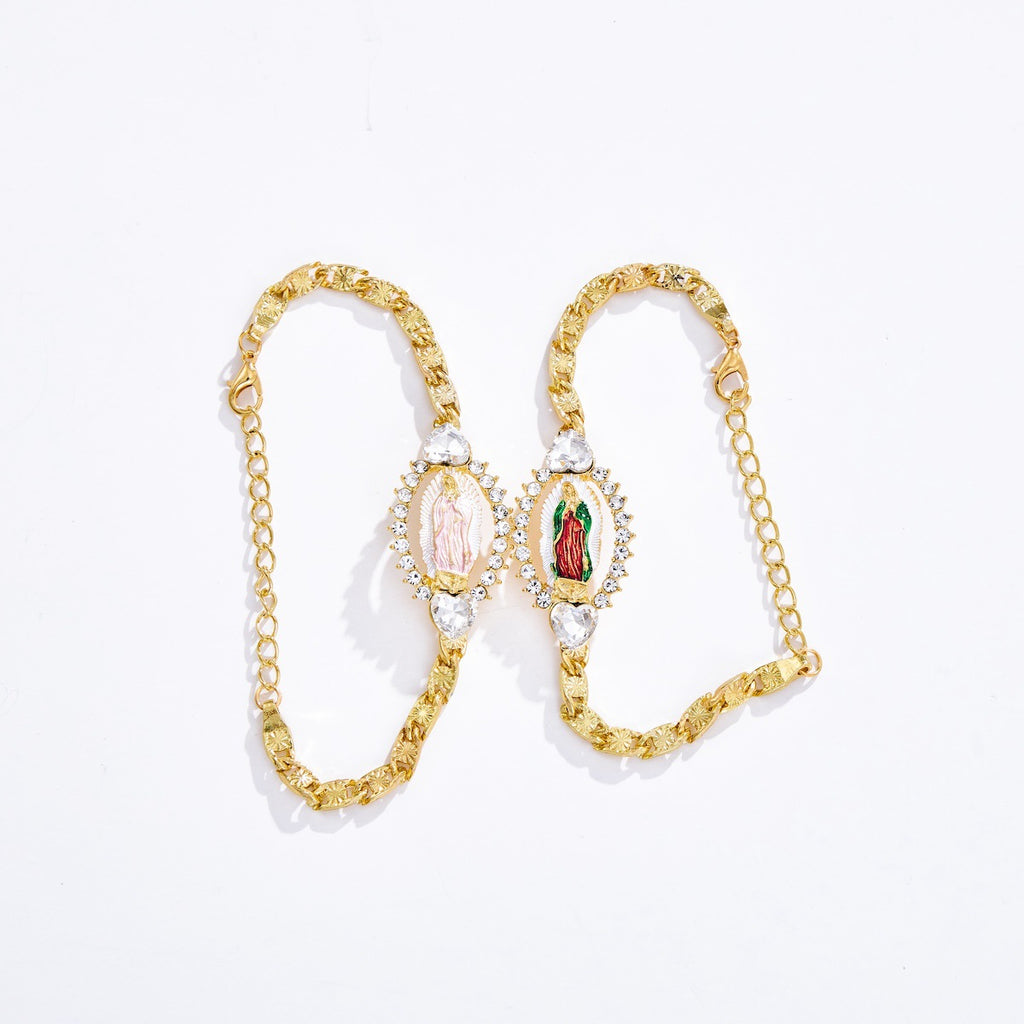 Handgefertigte Vintage Gold Armband