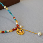 Zarte handwerkliche Halskette