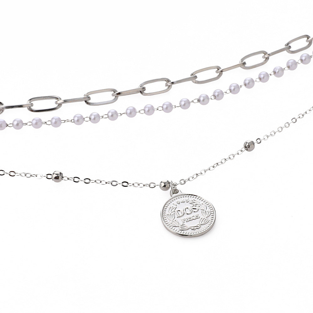 Schöne Perlen Halskette mit einzigartigem Stil