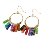 Schöne Gold Ohrring mit einzigartigem Stil