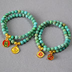 Handgefertigte Vintage Gold Armband