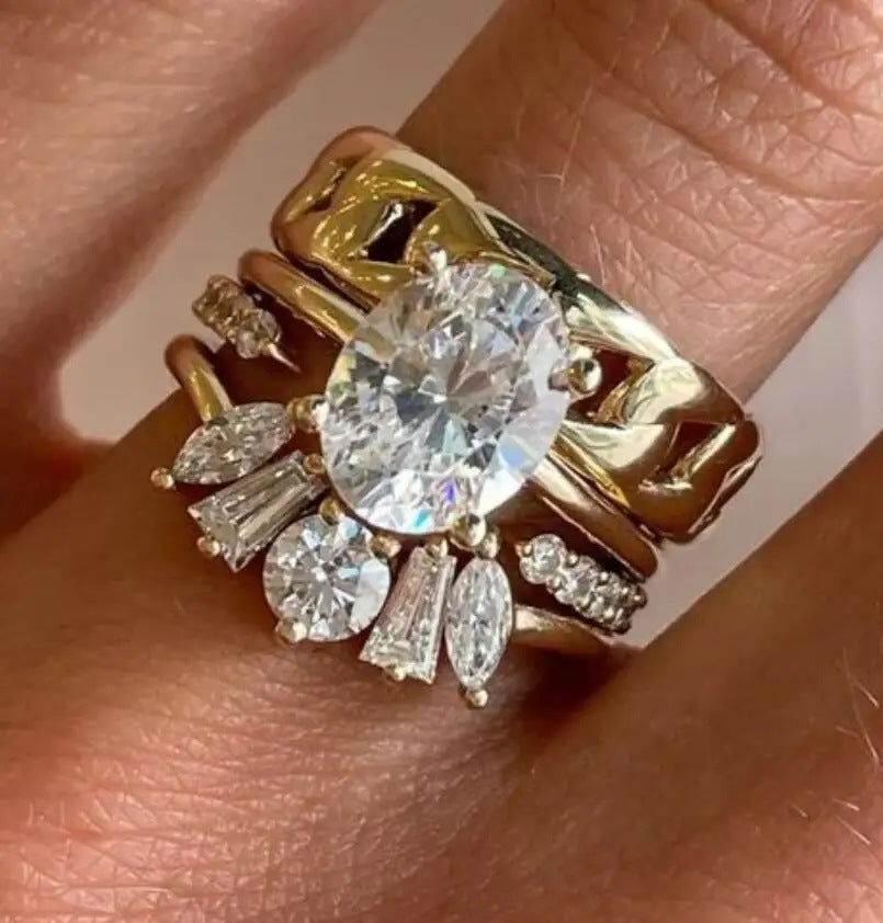 Atemberaubende Gold Ring für den Alltag