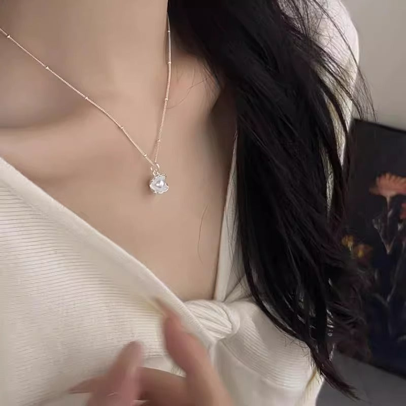 Romantische Perlen Halskette für besondere Momente