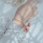 Handgefertigte Vintage Gold Armband