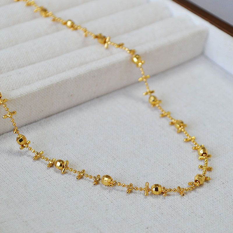 Atemberaubende Gold Halskette für den Alltag