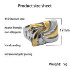 Klassische Gold Ring mit zeitloser Eleganz