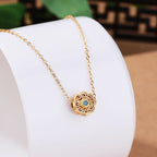 Romantische Gold Halskette für besondere Momente