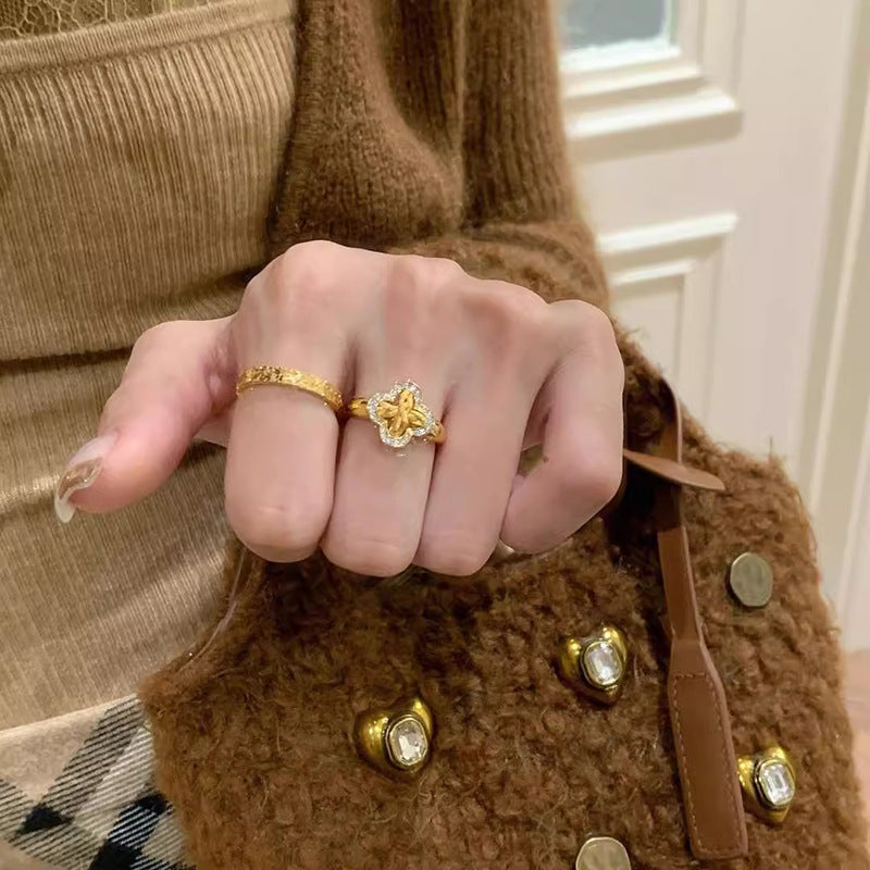 Atemberaubende Gold Ring für den Alltag