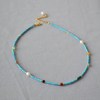 Zarte handwerkliche Halskette