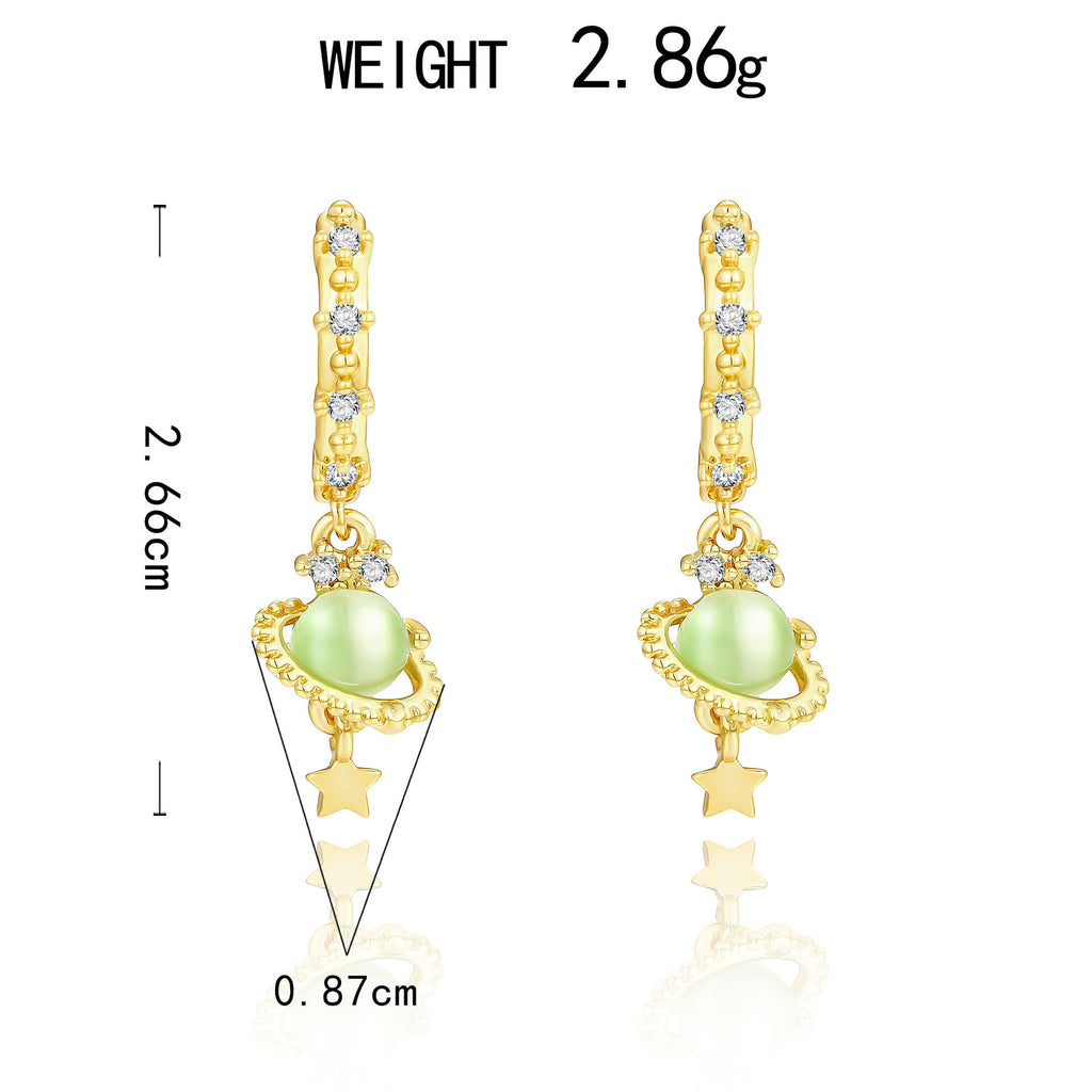 Atemberaubende Ohrring für den Alltag