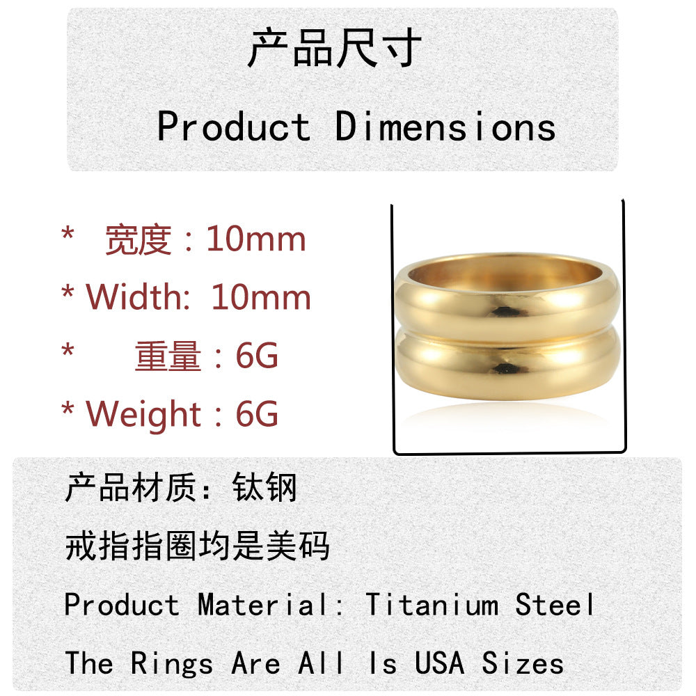 Schöne Gold Ring mit einzigartigem Stil