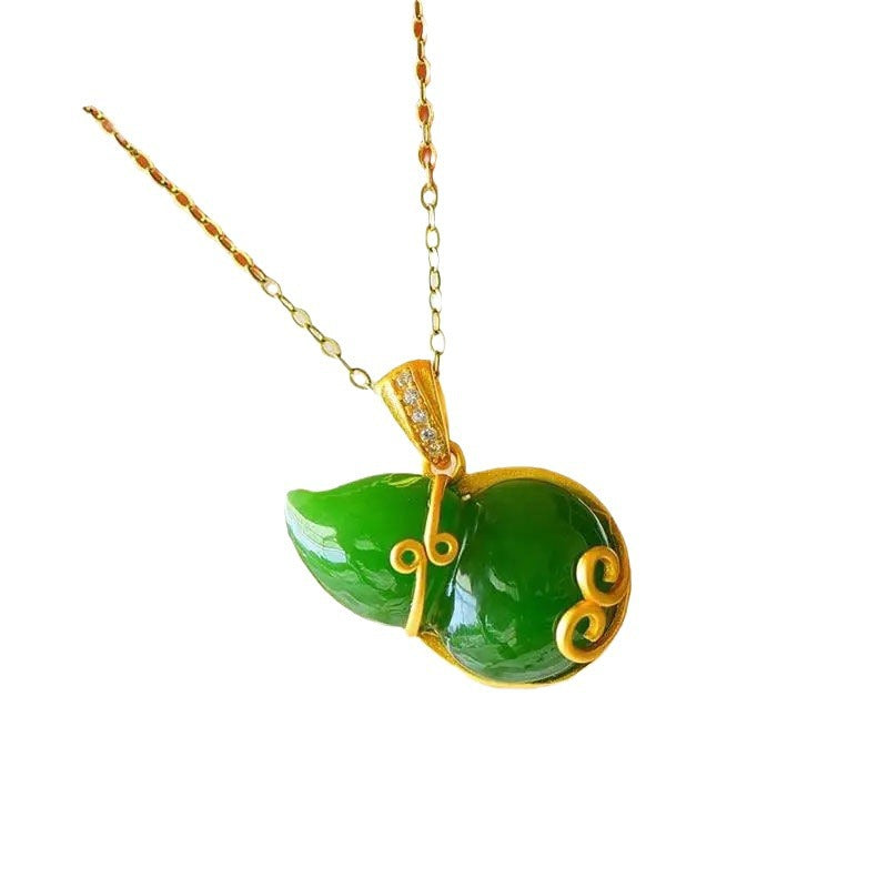 Zarte handwerkliche Gold Halskette