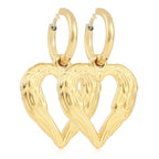 Charmante Gold Ohrring für jeden Anlass