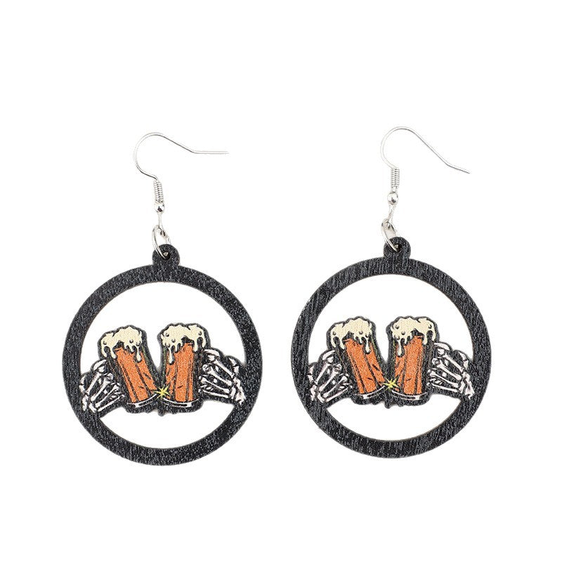 Zarte handwerkliche Ohrring