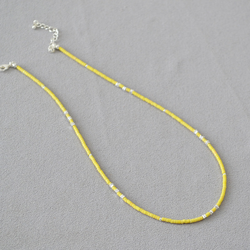 Schöne Silber Halskette mit einzigartigem Stil