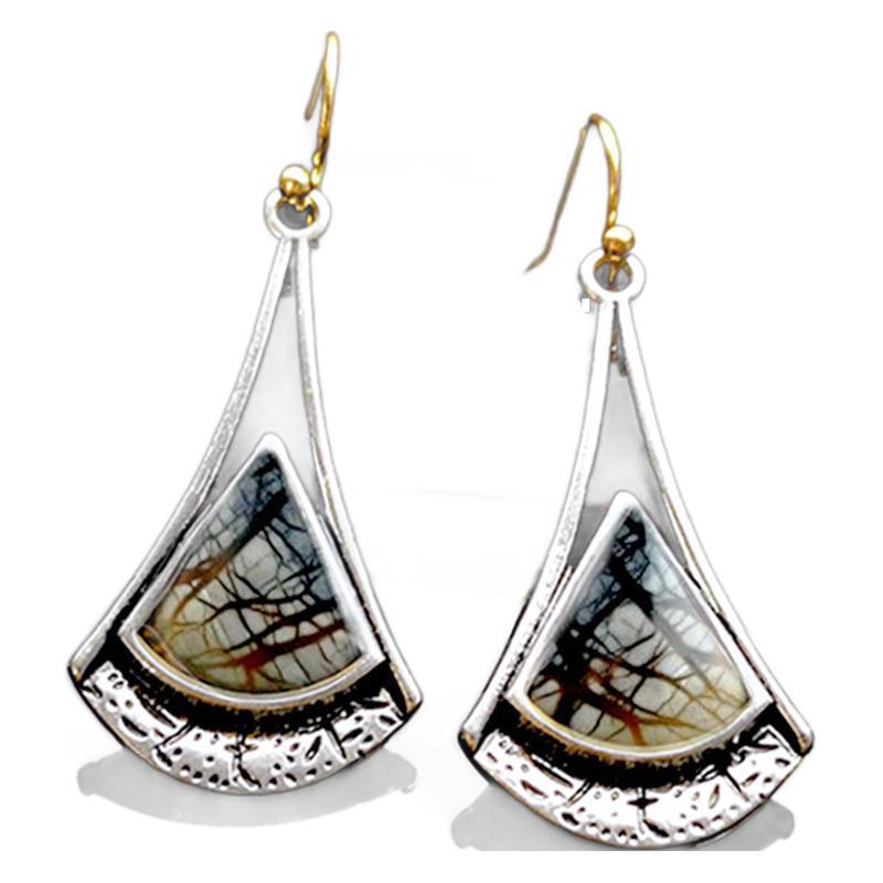 Handgefertigte Vintage Ohrring