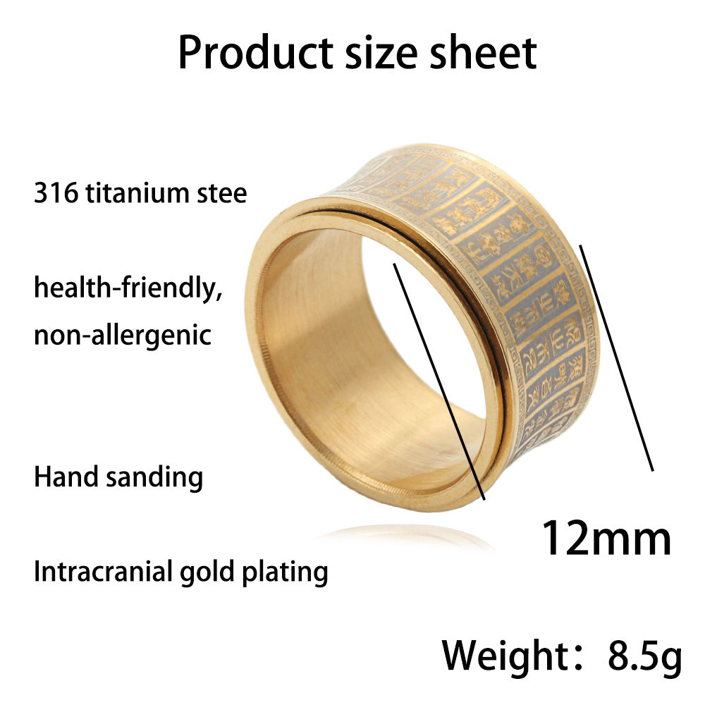 Zarte handwerkliche Ring