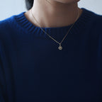 Handgefertigte Vintage Gold Halskette