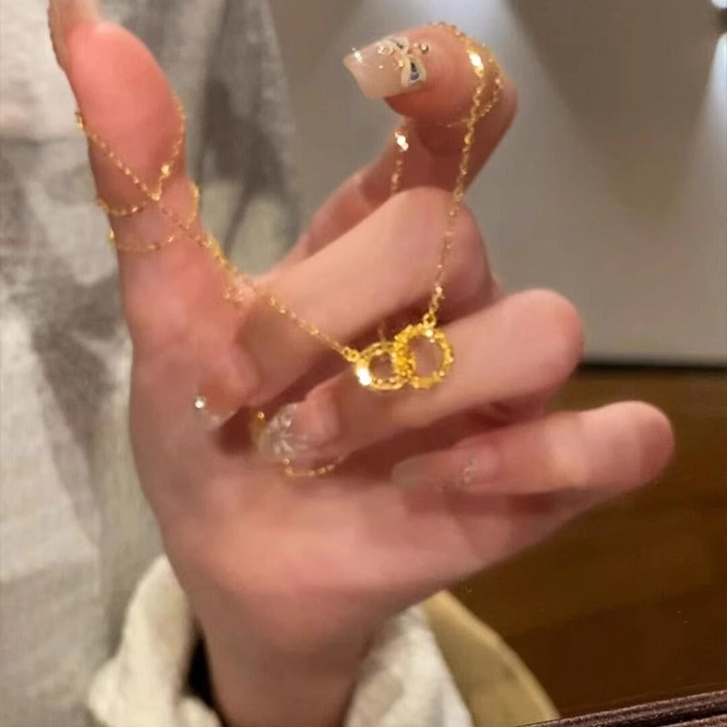 Romantische Gold Halskette für besondere Momente