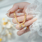 Zarte handwerkliche Gold Armband