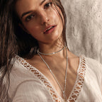 Zarte handwerkliche Halskette