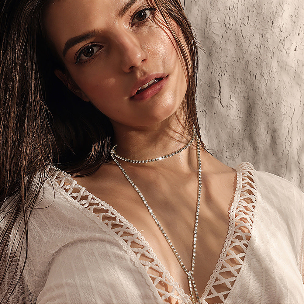 Zarte handwerkliche Halskette