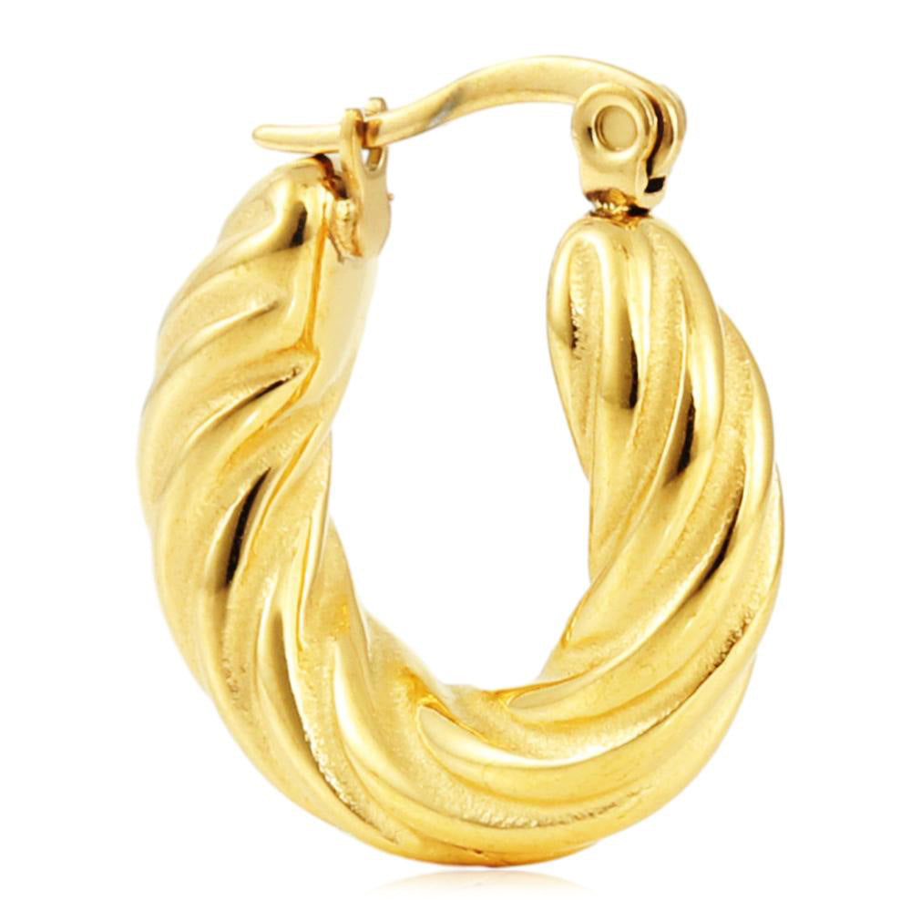 Schöne Gold Ohrring mit einzigartigem Stil