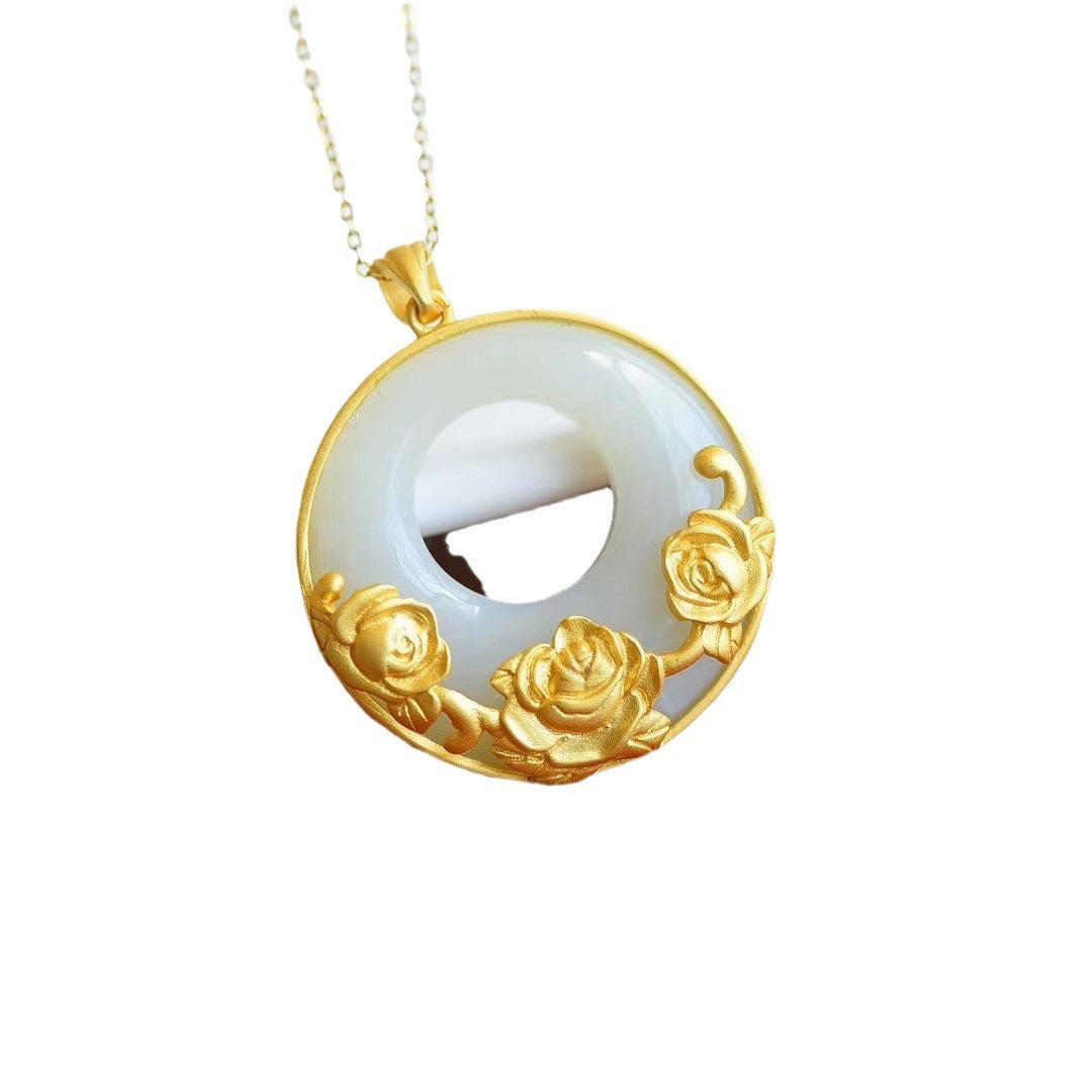 Schöne Silber Halskette mit einzigartigem Stil