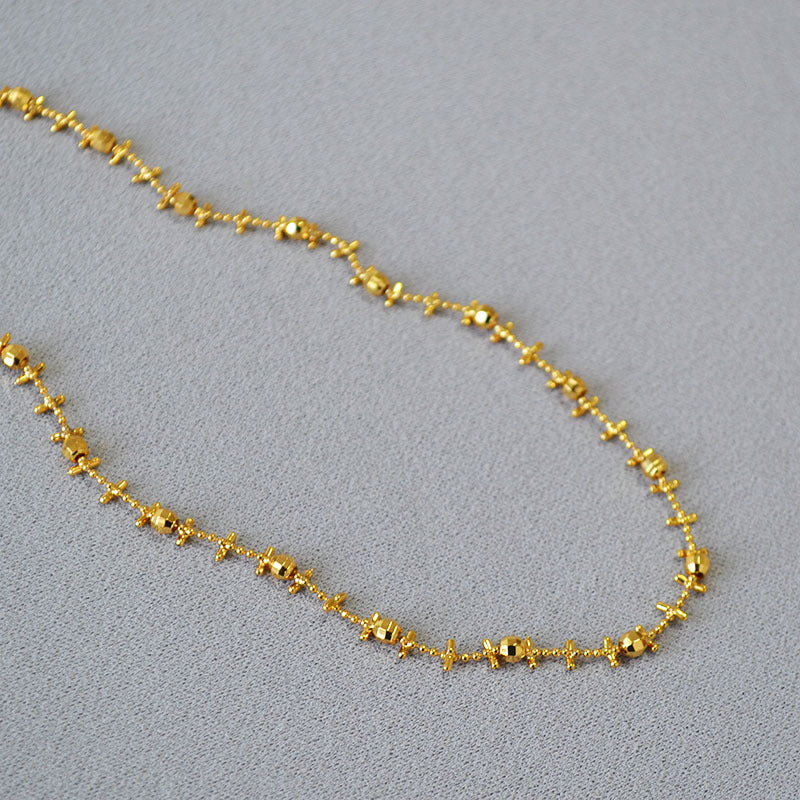 Atemberaubende Gold Halskette für den Alltag