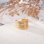 Handgefertigte Vintage Gold Armband