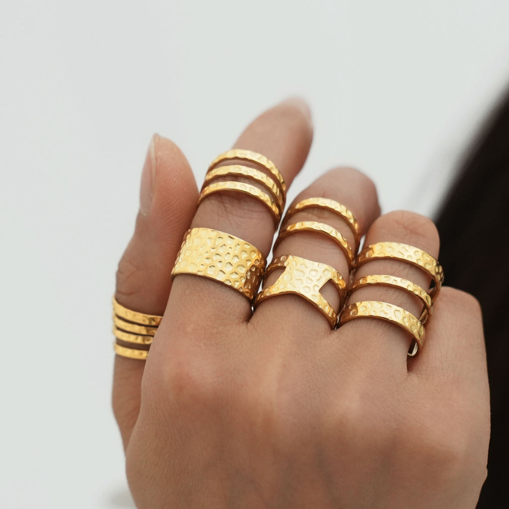 Atemberaubende Gold Ring für den Alltag