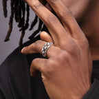 Klassische Silber Ring mit zeitloser Eleganz