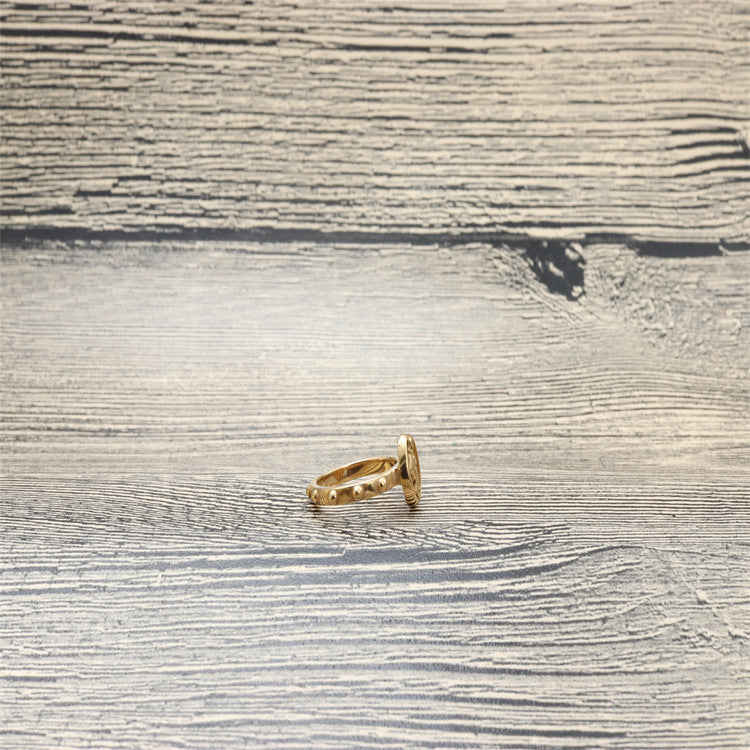 Handgefertigte Vintage Gold Ring