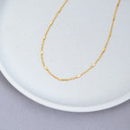 Romantische Gold Halskette für besondere Momente