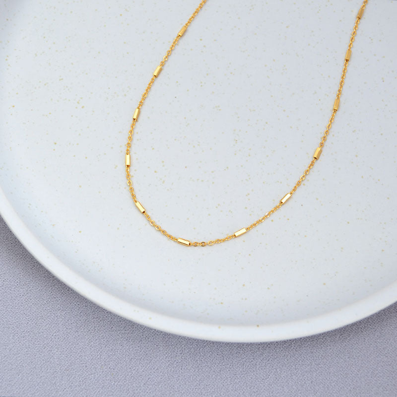 Romantische Gold Halskette für besondere Momente