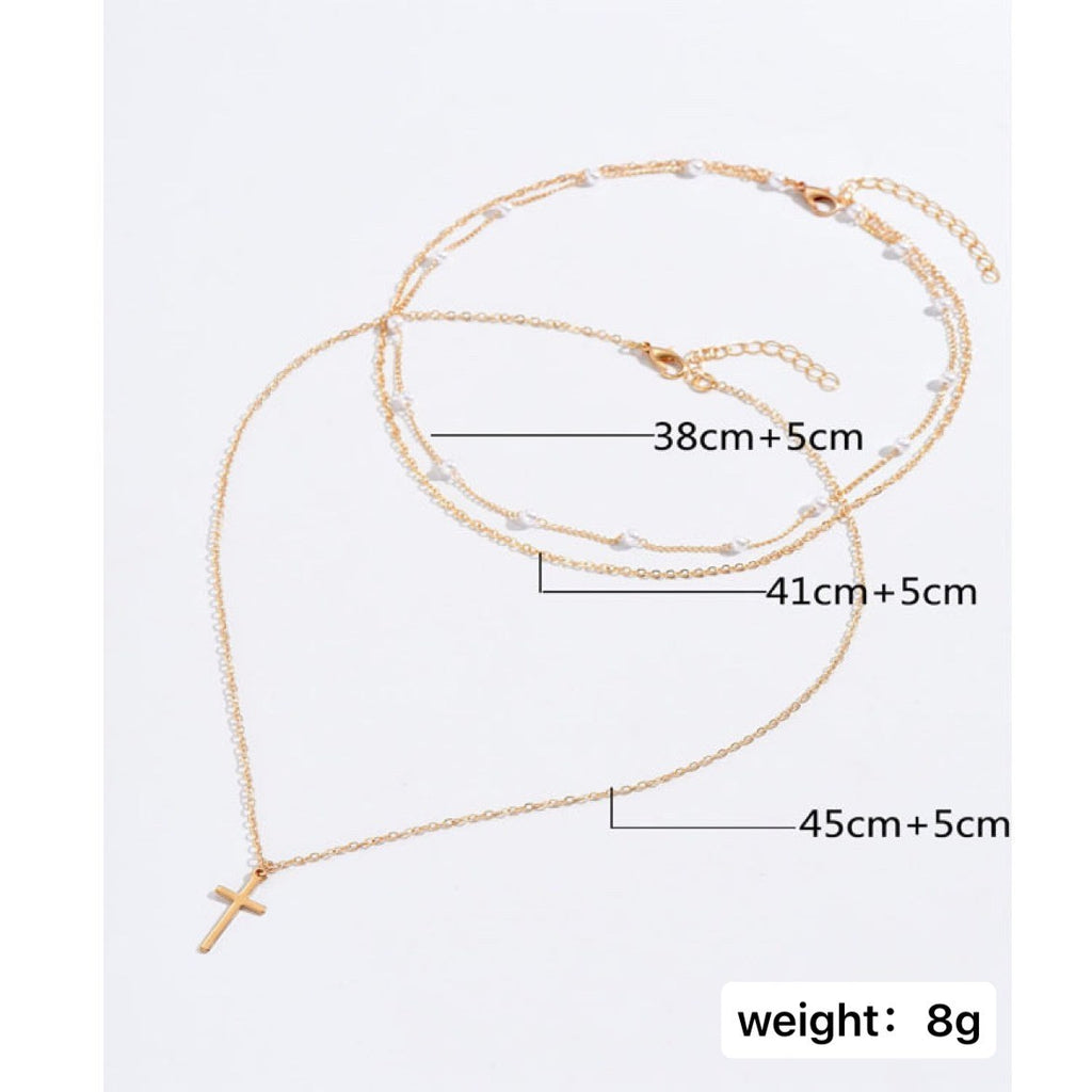 Zarte handwerkliche Perlen Halskette