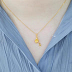 Romantische Gold Halskette für besondere Momente