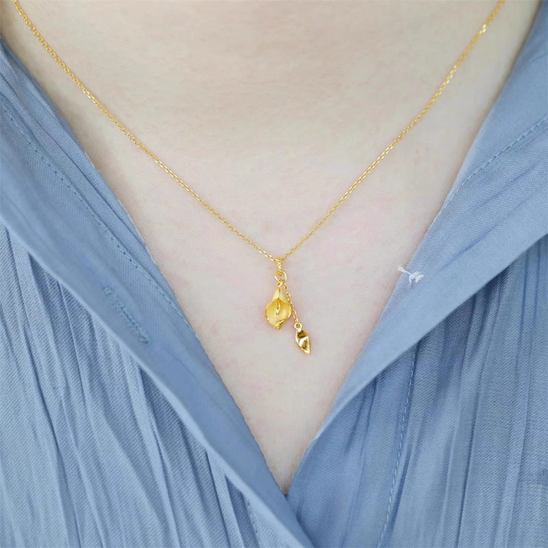 Romantische Gold Halskette für besondere Momente